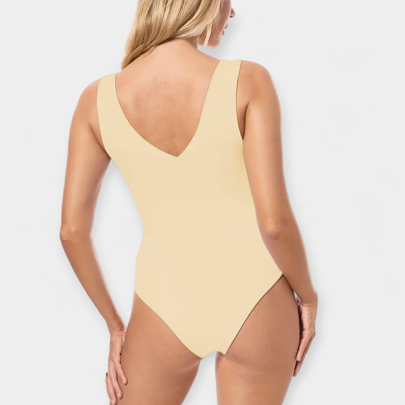 Ujjatlan Bodysuit V Nyakkivágással