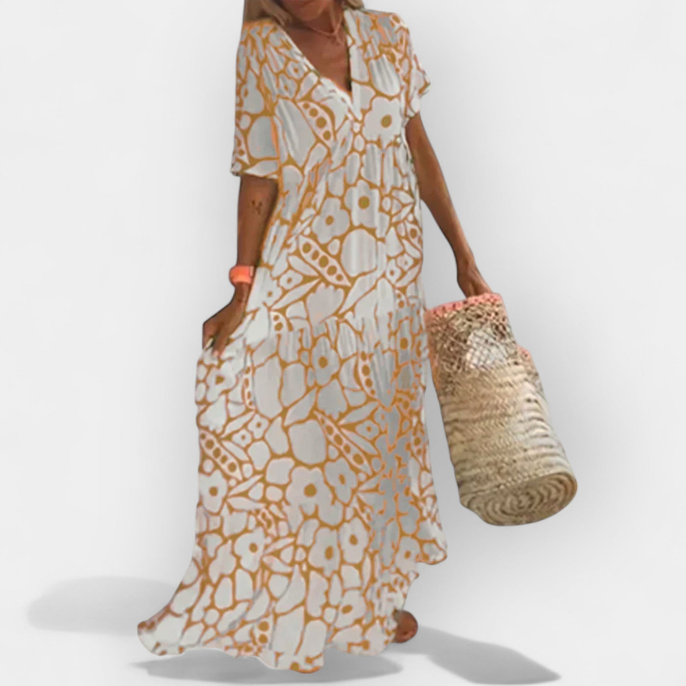 Légies nyári ruha mintával