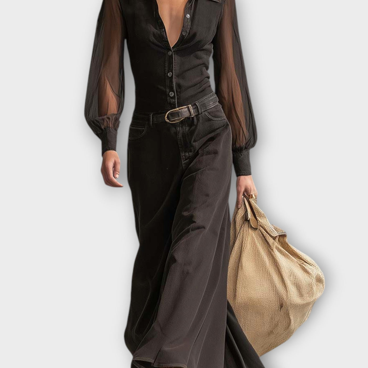 Vintage Nyugati Farmer Maxi Ruha