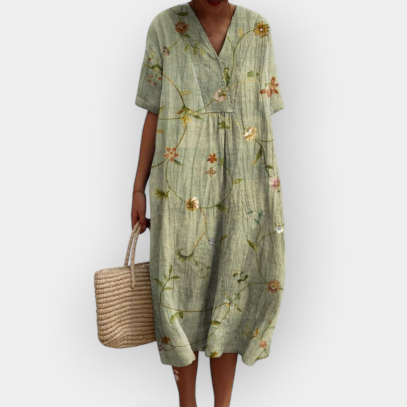 Virágmintás Ruha Nyári Napokra