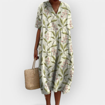 Virágmintás Ruha Nyári Napokra