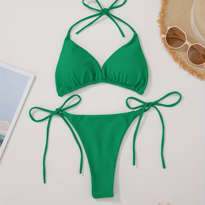 Halter Bikini V Slip-pel
