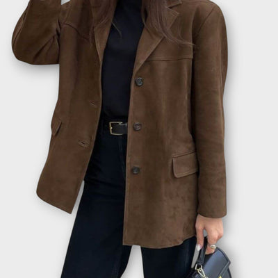 Klasszikus Elegáns Gombos Blézer