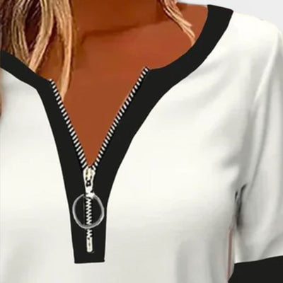 Hosszú Ujjú Cipzáras Felső