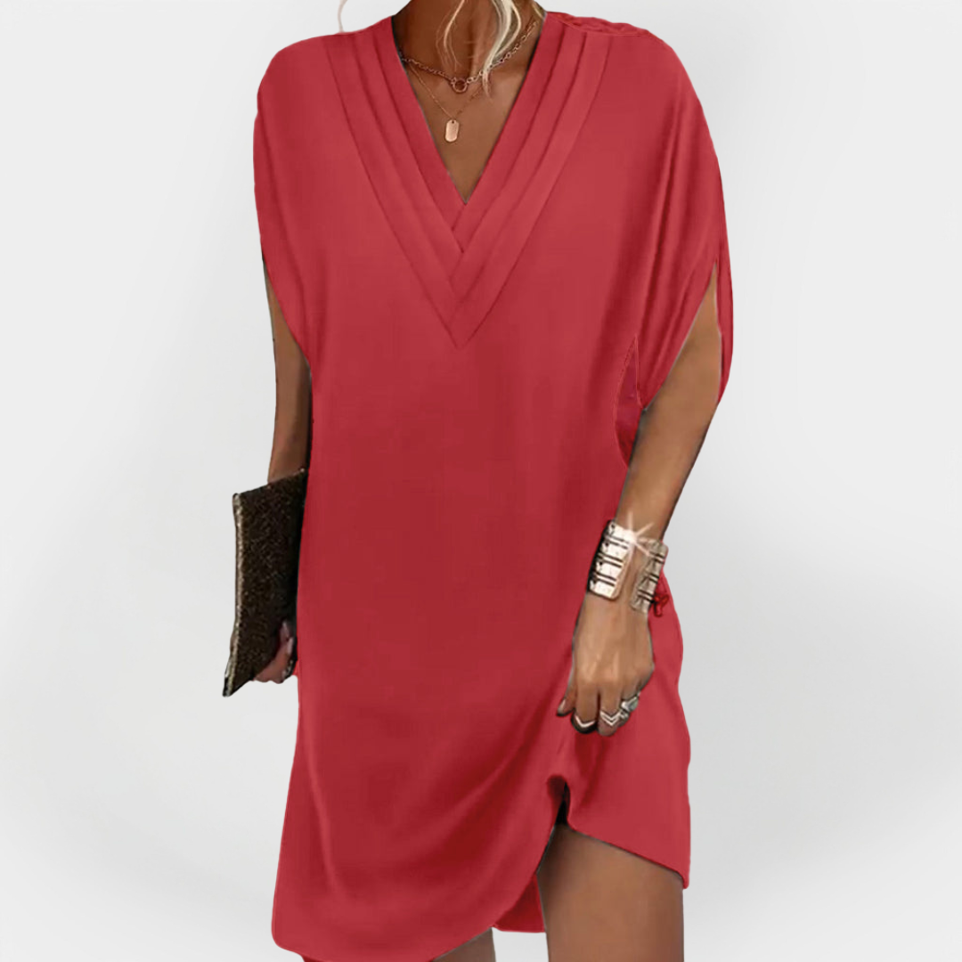 Elegáns Ruha Flattering Vonalakkal