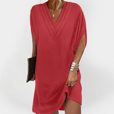 Elegáns Ruha Flattering Vonalakkal