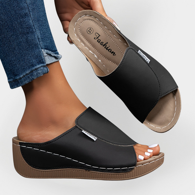 Ortopéd Bőr Szandál