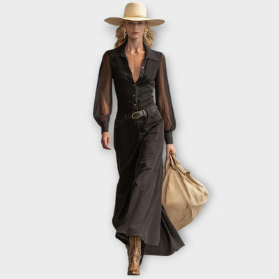 Vintage Nyugati Farmer Maxi Ruha