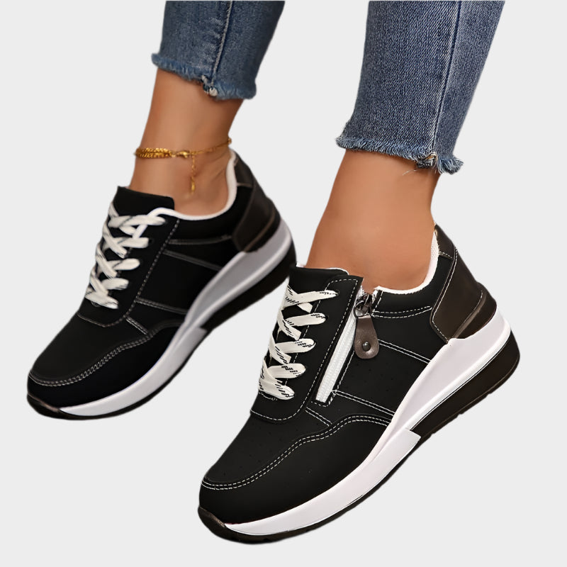 Ortopéd Cipő Cipzárral és Vastag Talppal