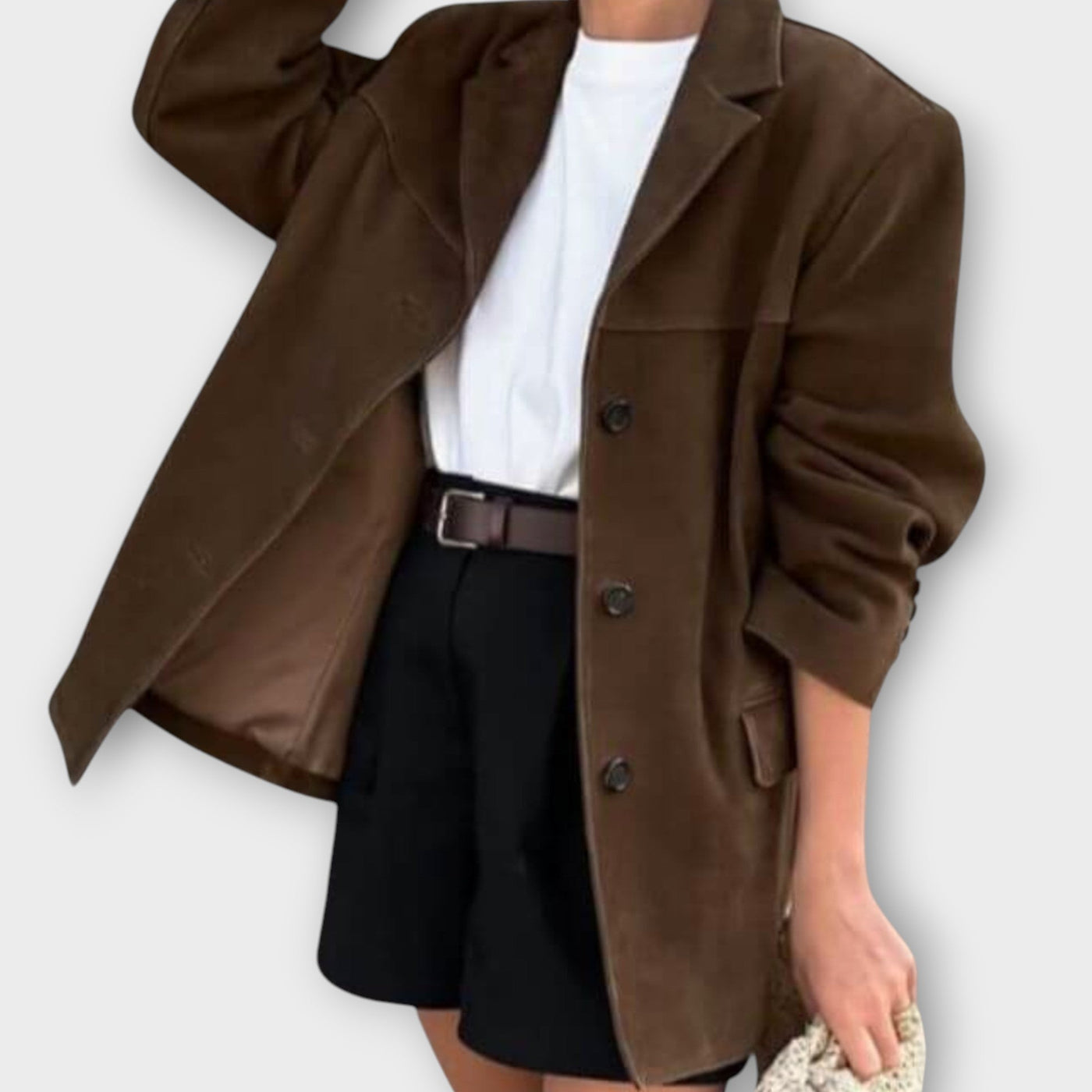 Klasszikus Elegáns Gombos Blézer