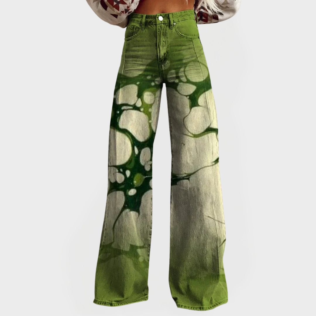 Kényelmes Művészi Farmer Széles Szárral