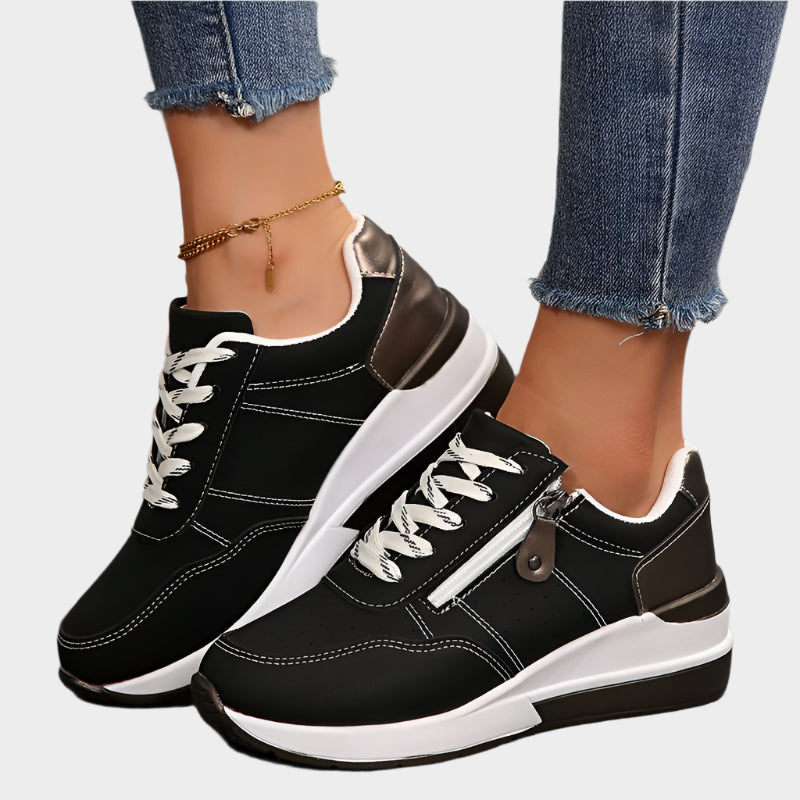 Ortopéd Cipő Cipzárral és Vastag Talppal