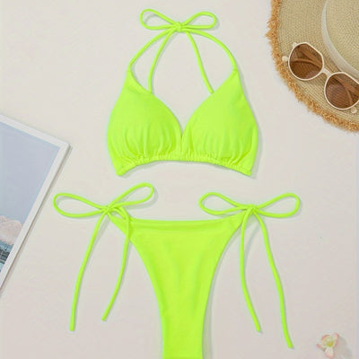 Halter Bikini V Slip-pel