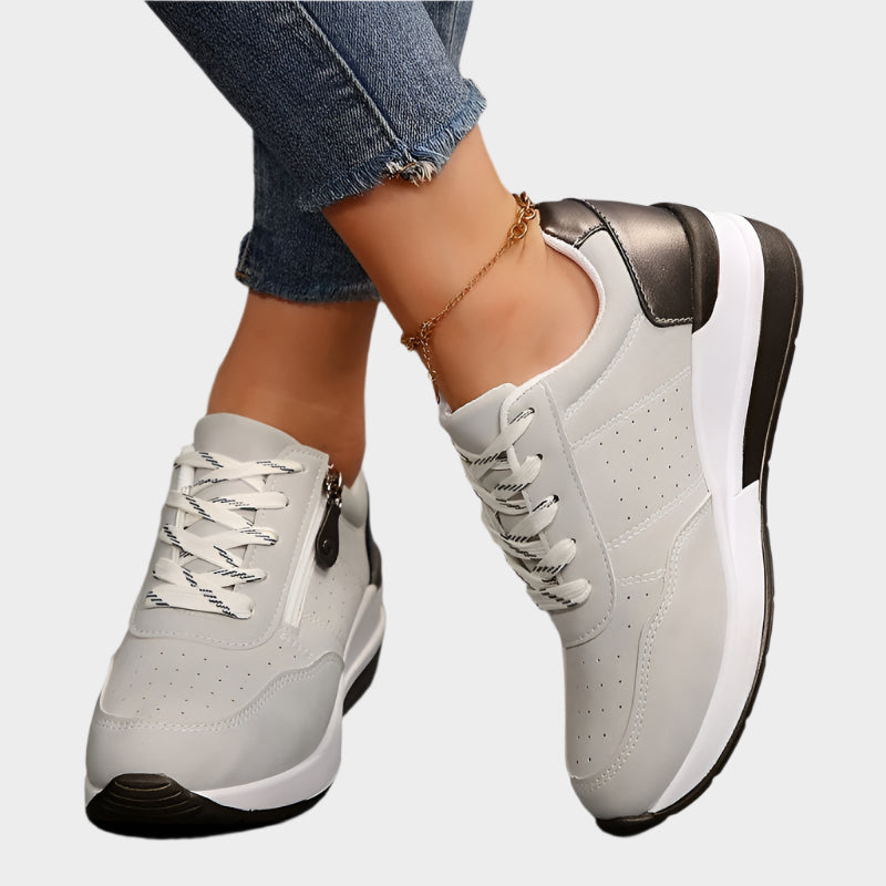 Ortopéd Cipő Cipzárral és Vastag Talppal