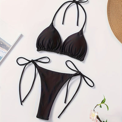 Halter Bikini V Slip-pel