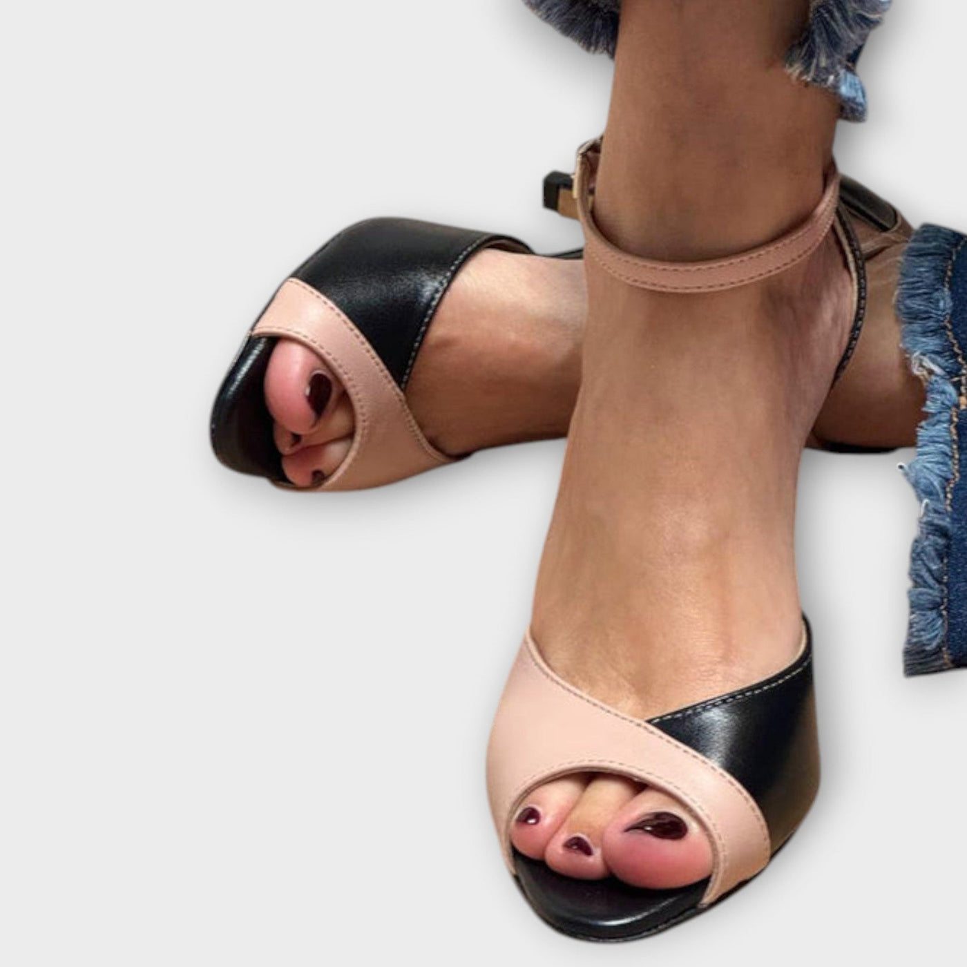 Két színű elegancia rózsaszínben