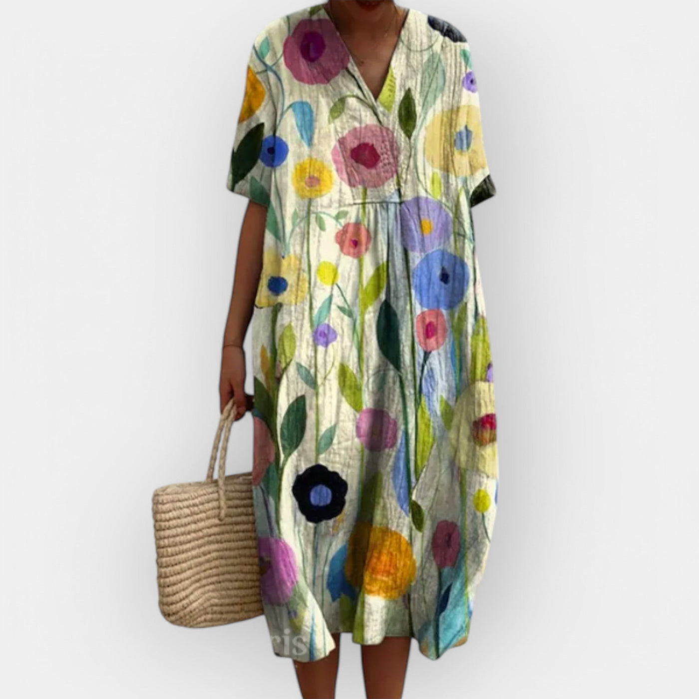 Virágmintás Ruha Nyári Napokra