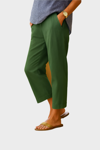 Nyári Nadrág Vászonból és Pamutból