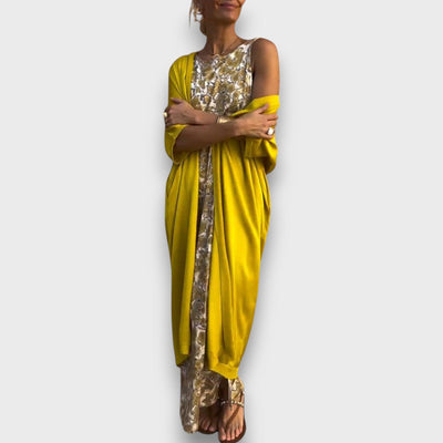 Maxi Ruha Kardigánnal