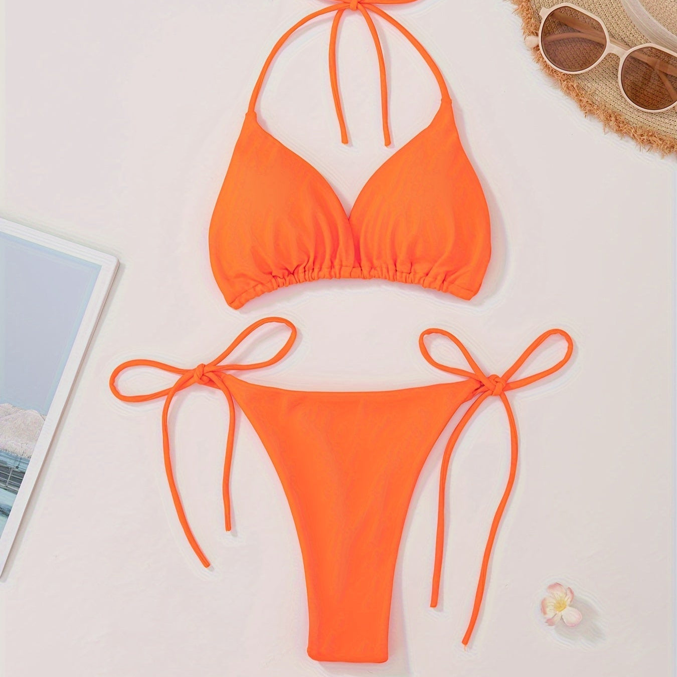 Halter Bikini V Slip-pel