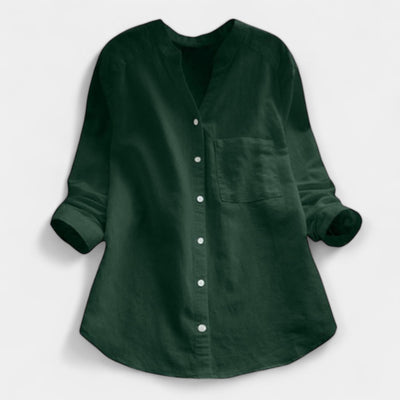 Kényelmes Vászon és Pamut Ing