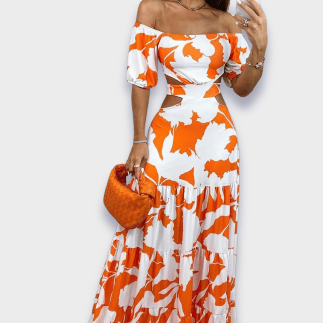 Sziluettet kiemelő ruha luxus anyagból