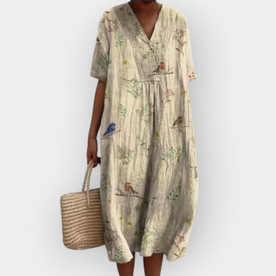 Virágmintás Ruha Nyári Napokra