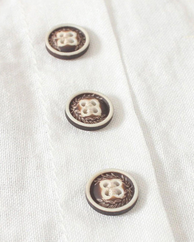 Gombos Rövidujjú Blúz