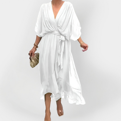 Chiffon Ruha V-nyakkal