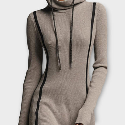 Kényelmes Fit Kapucnis Maxi Ruha