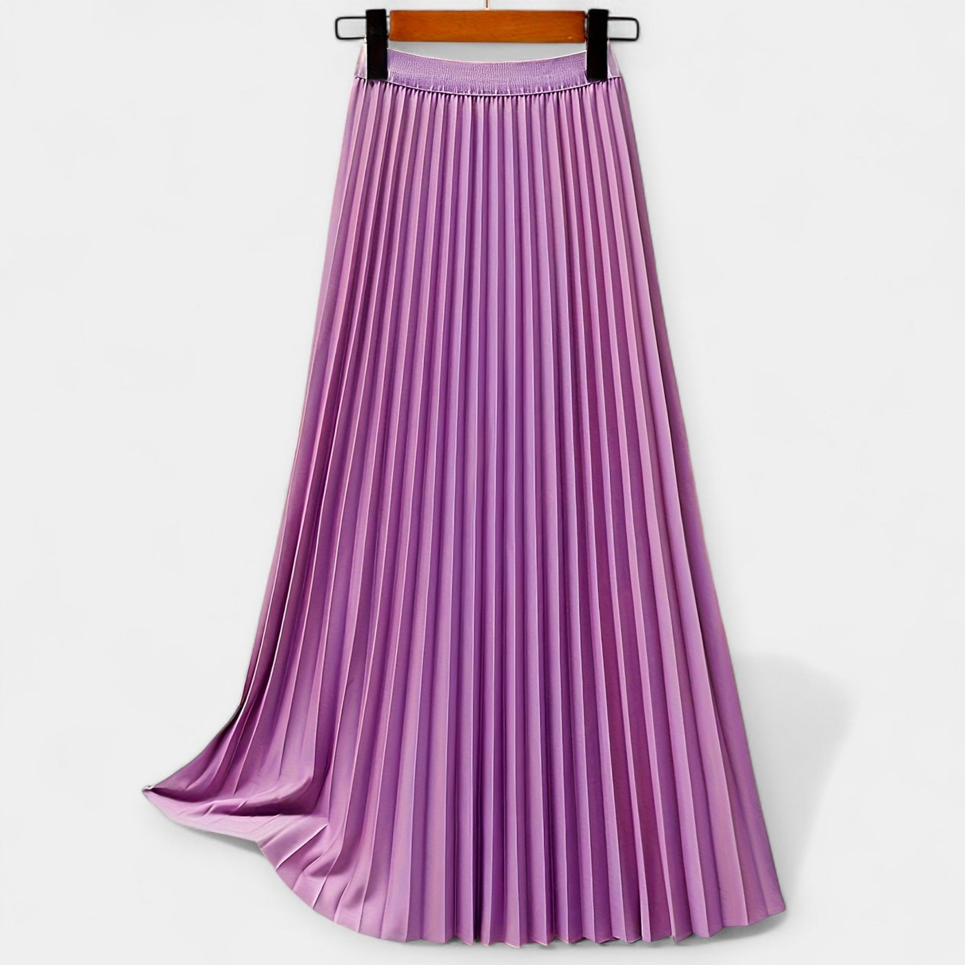 Hosszú Pliszírozott Selyem Szoknya