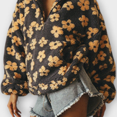 Sherpa Fleece Pulóver