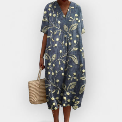 Virágmintás Ruha Nyári Napokra