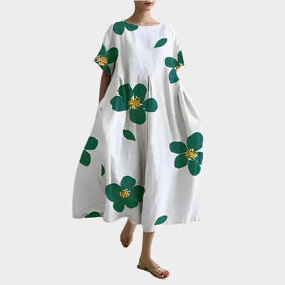 Kényelmes Hosszú Retro Ruha