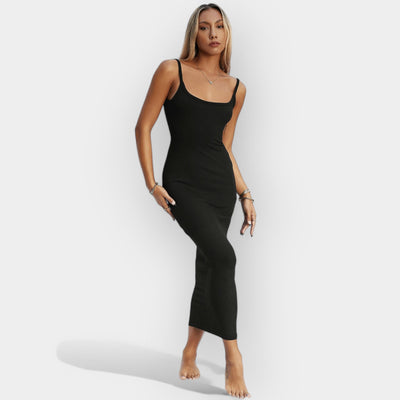 Midi Ruha Nyitott Háttal és Stílussal