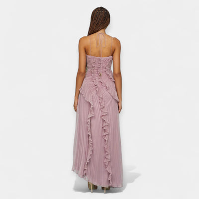 Ibolya Midi Ruha Állítható Ráncokkal