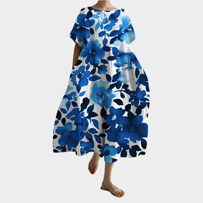 Kényelmes Hosszú Retro Ruha