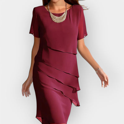 Elegáns Chiffon Ruha