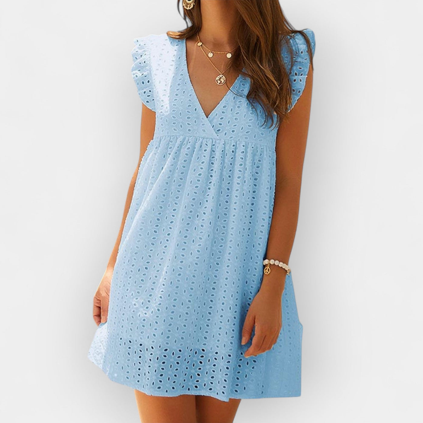 Nyári Ruha Rejtett Sorttal és Zsebekkel