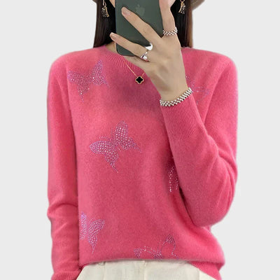 Kötött Garbó Pillangó Mintával