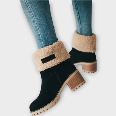 Téli Meleg Bokacsizma Műszőrme Béléssel