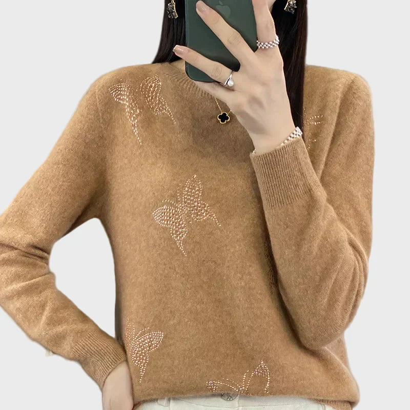 Kötött Garbó Pillangó Mintával