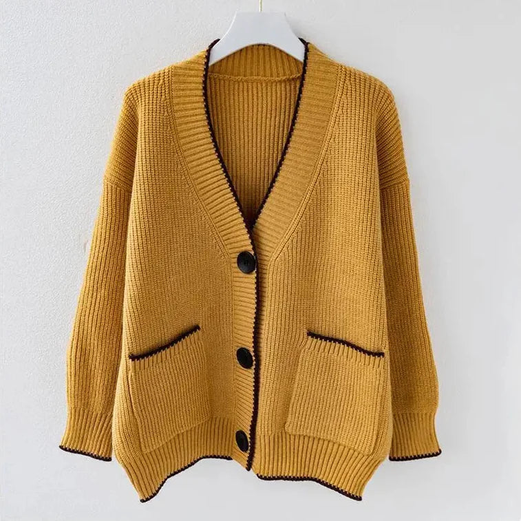 Stílusos Oversized Kötött Mellény