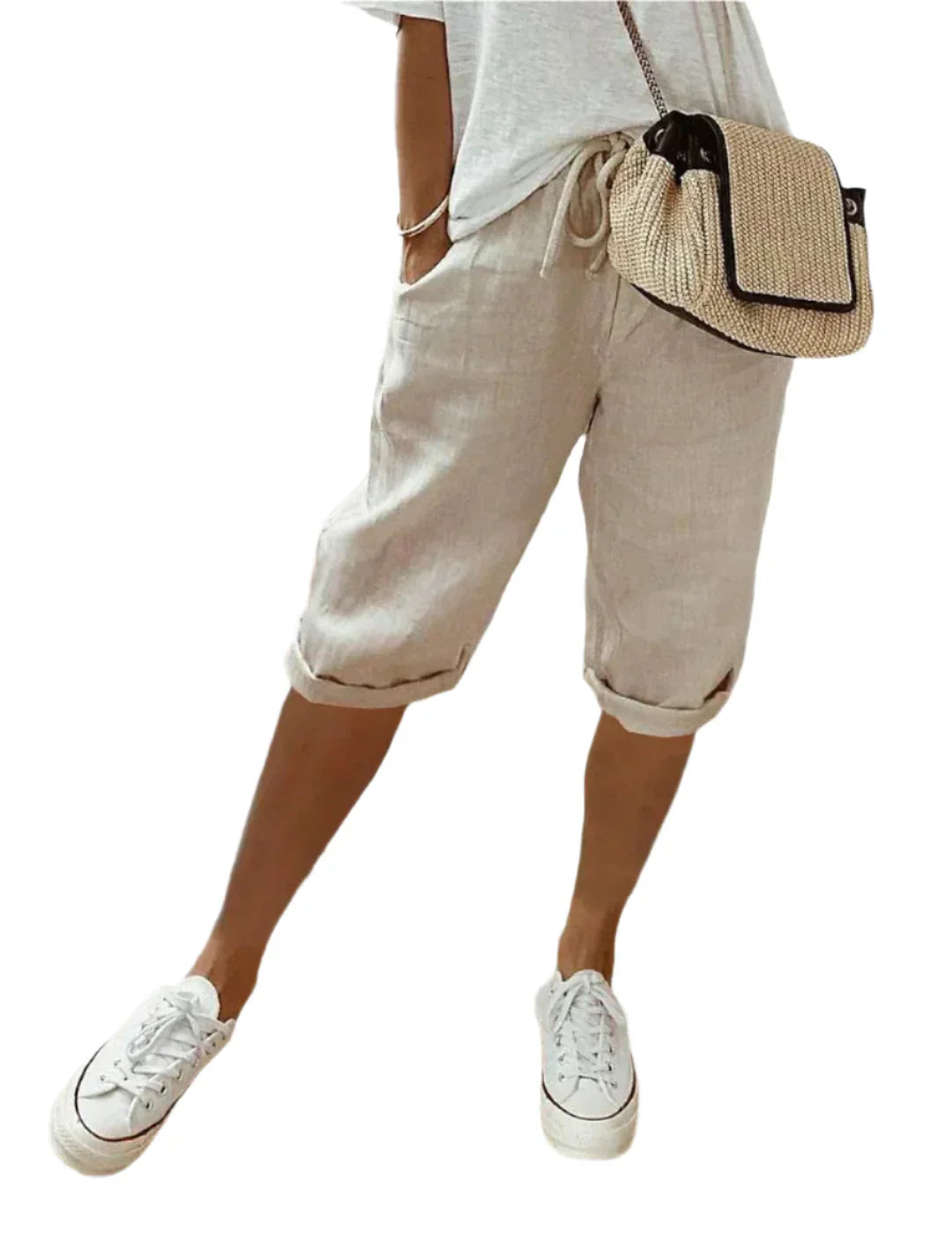 Elegáns Női Vászon Nadrág