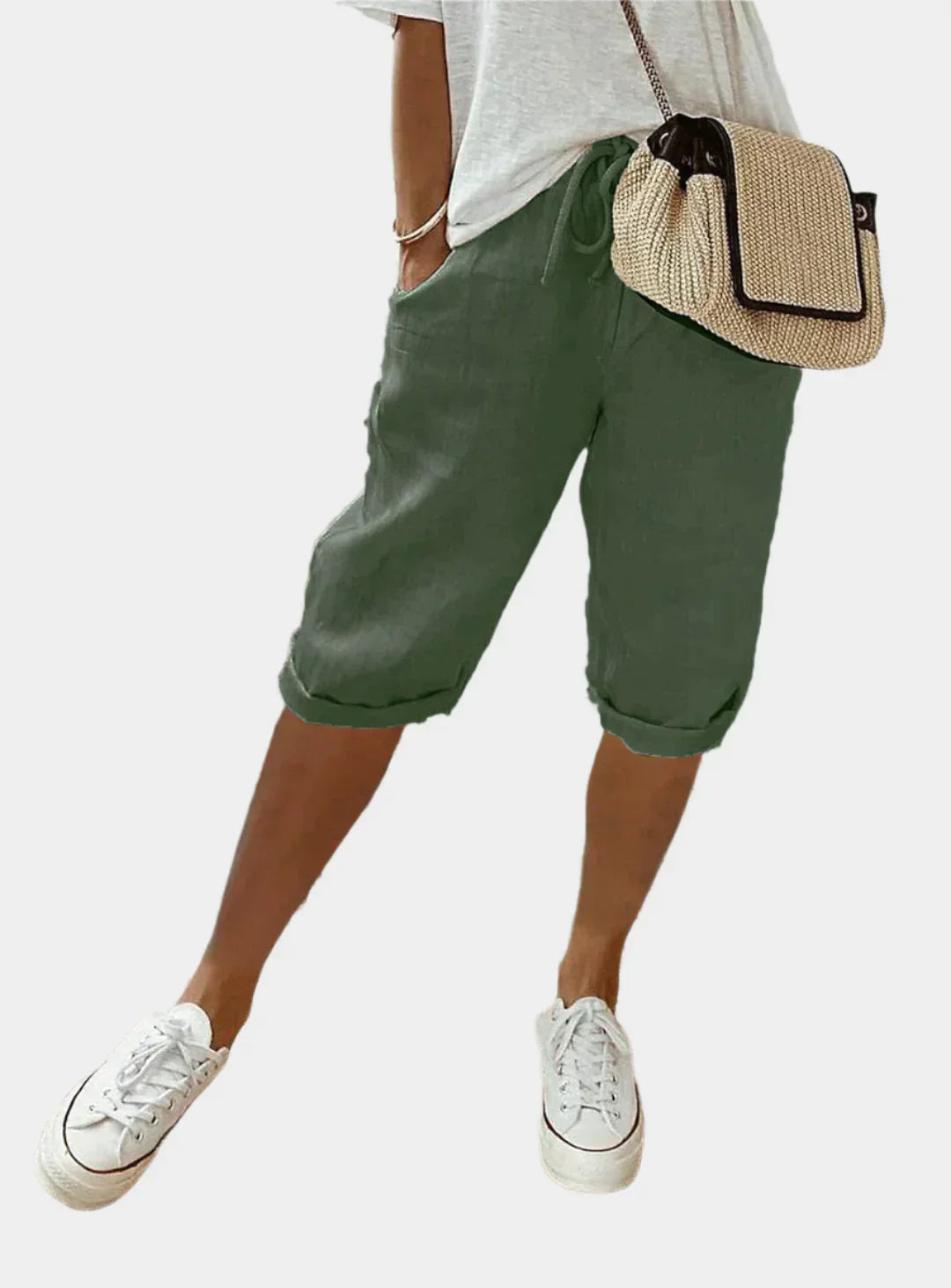 Elegáns Női Vászon Nadrág