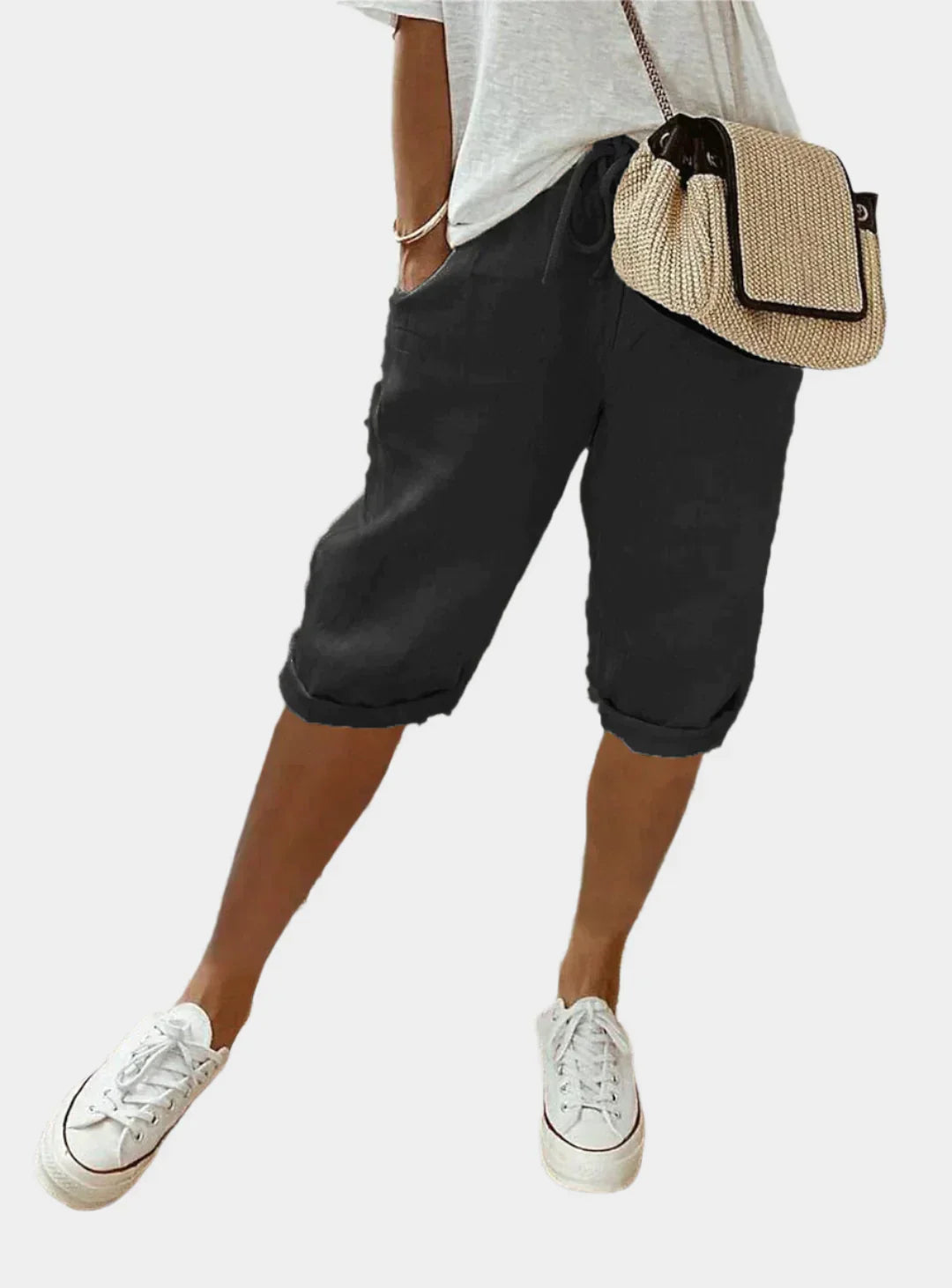 Elegáns Női Vászon Nadrág