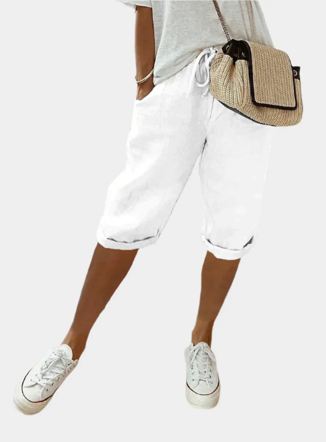 Elegáns Női Vászon Nadrág