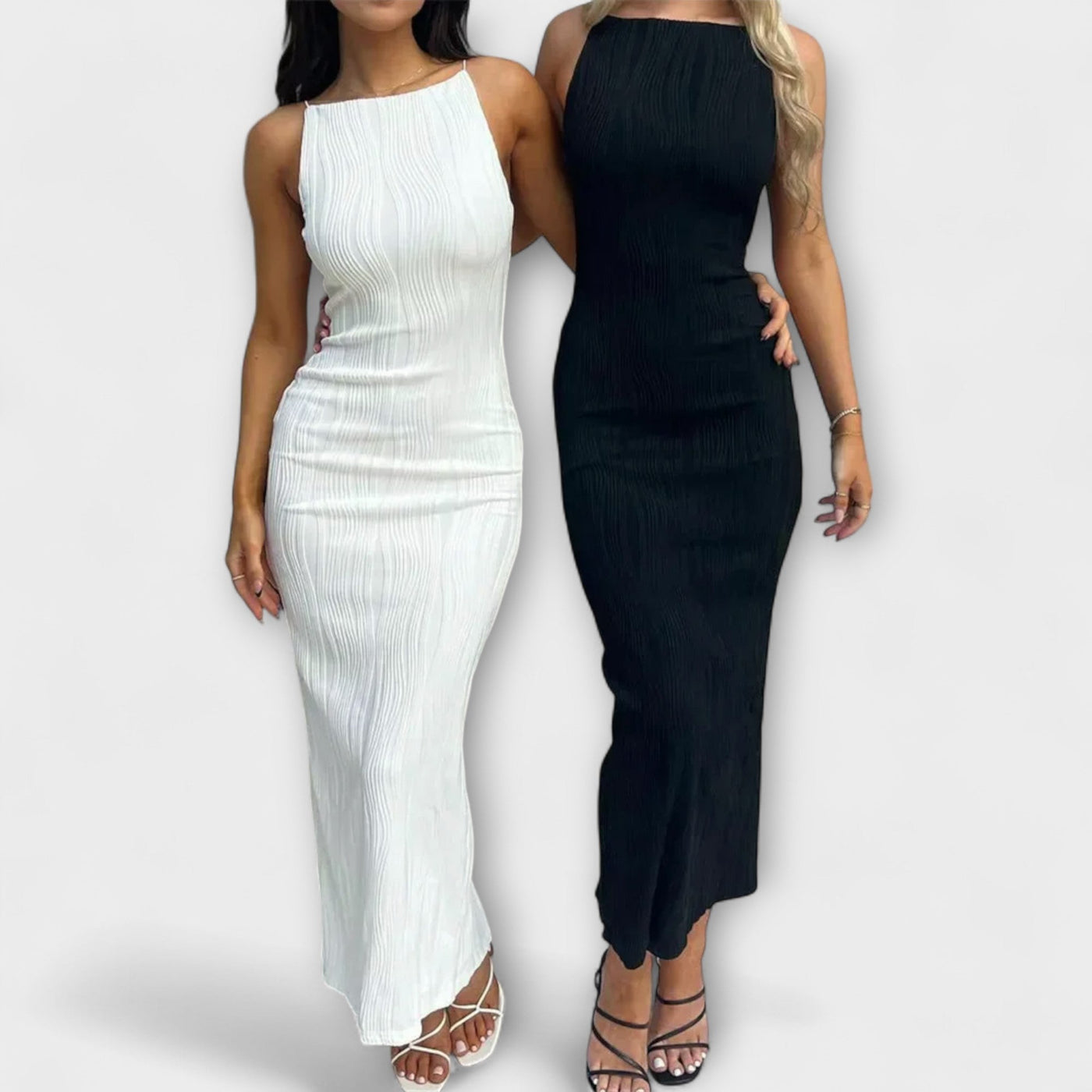 Elegáns Hosszú Ujjatlan Ruha