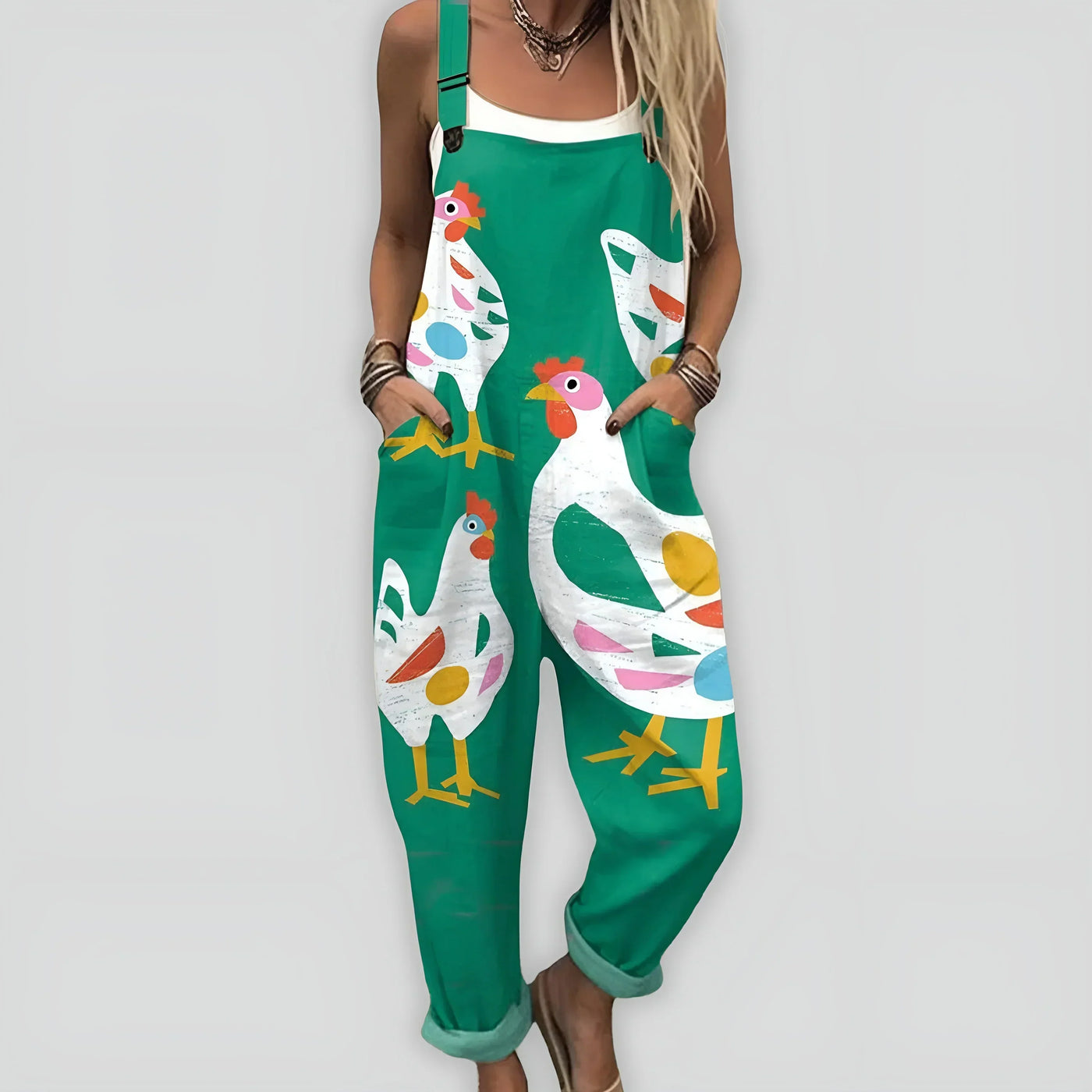 Kényelmes és Stílusos Overál Laza Fit-tel