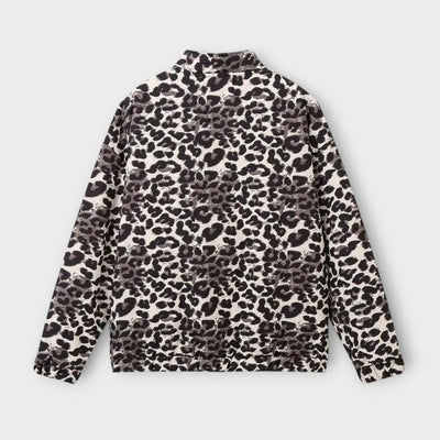 Könnyed Stílus Relaxált-Fit Nyomtatott Dzseki